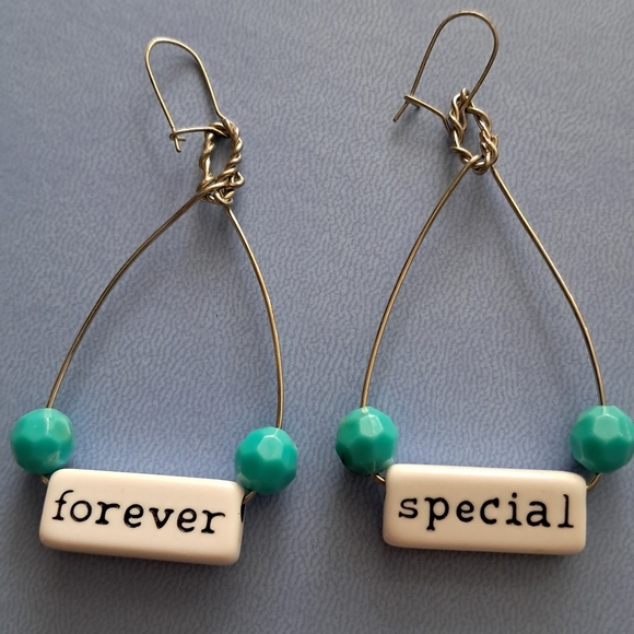 Turquoise 'Forever Special' Earrings - Picture 6 of 6